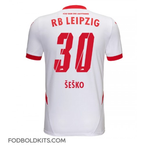 RB Leipzig Benjamin Sesko #30 Hjemmebanetrøje 2024-25 Kortærmet